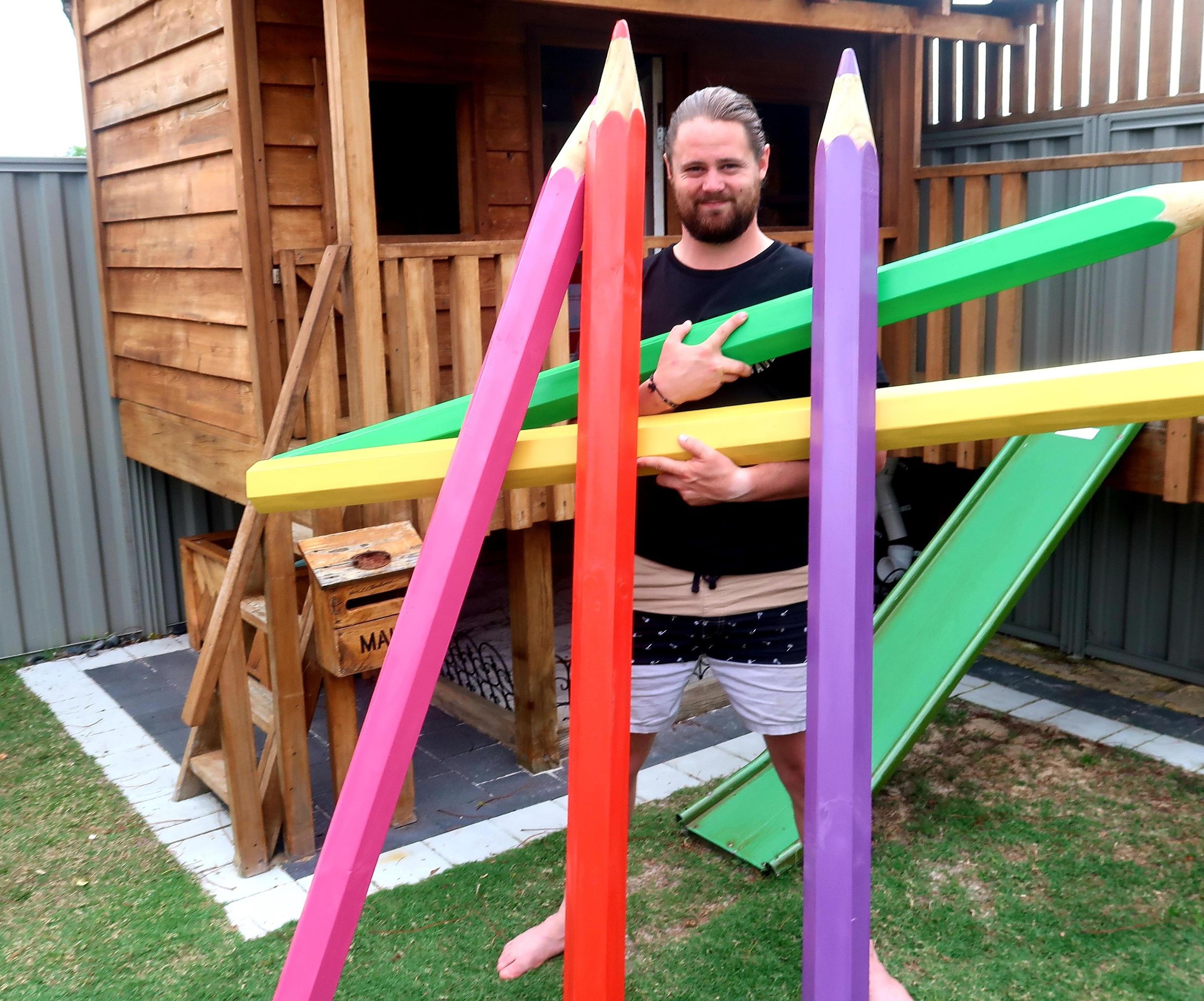 Giant Color Pencils