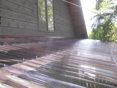 Cable-stayed Lean-to Shelter