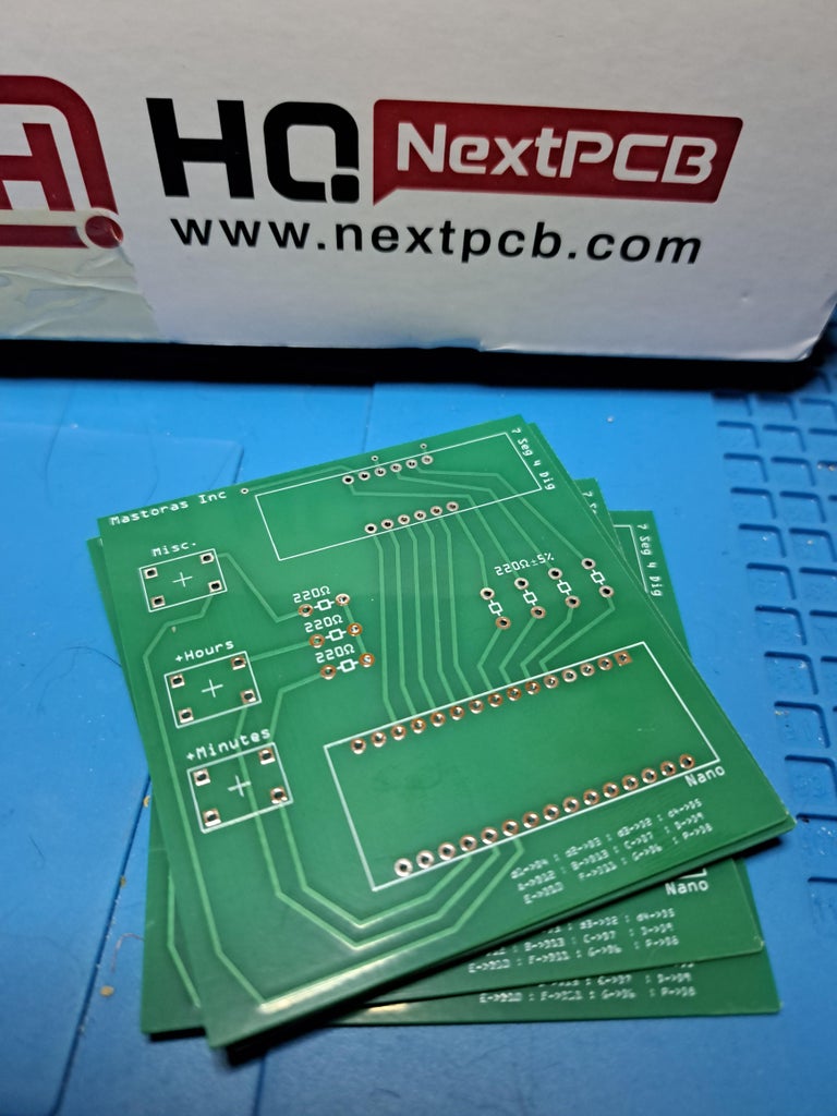 DIY Clock With Arduino Nano and PCB : 5 Steps - Instructables