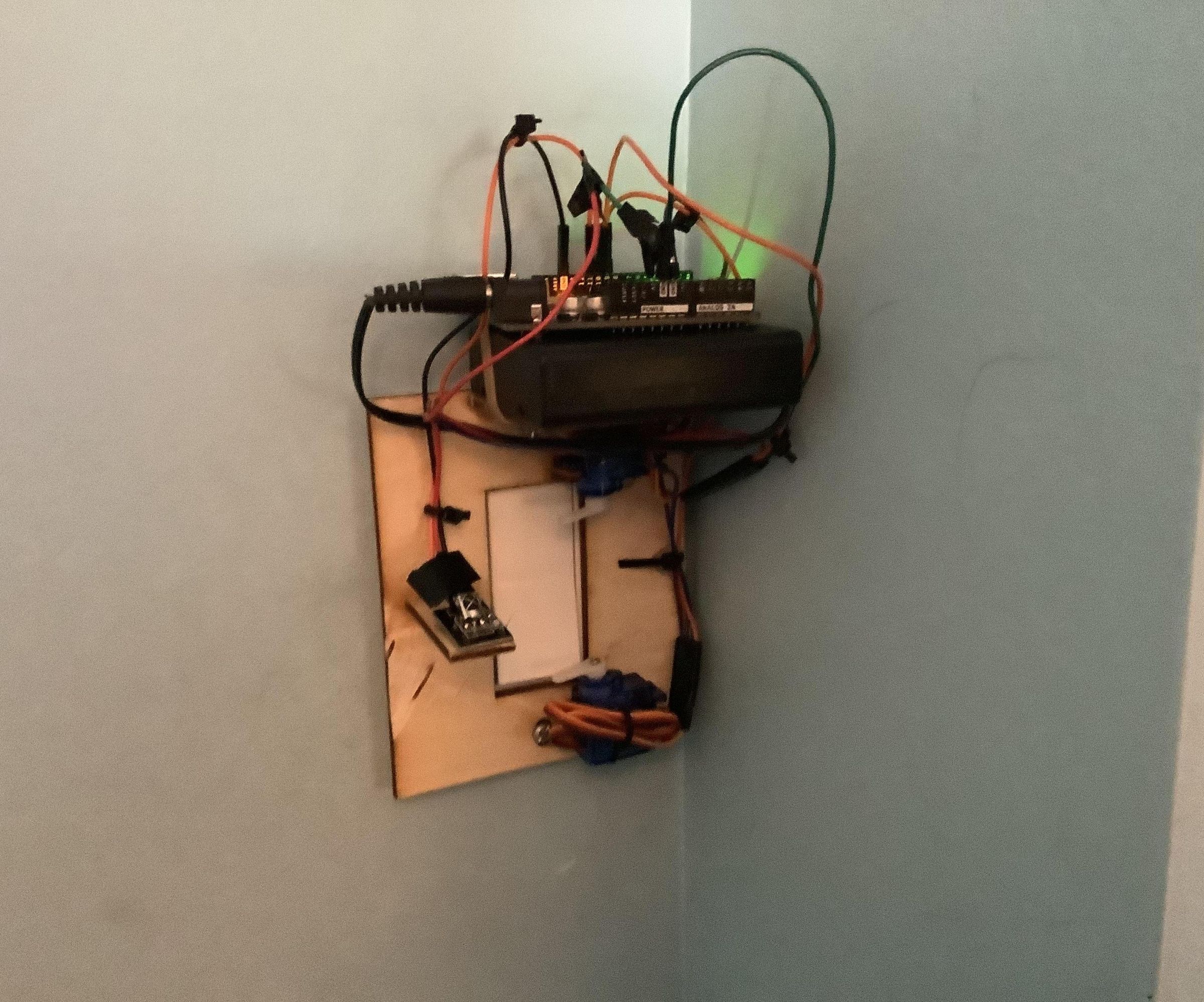 Arduino Light Switch Flipper W/ IR Remote