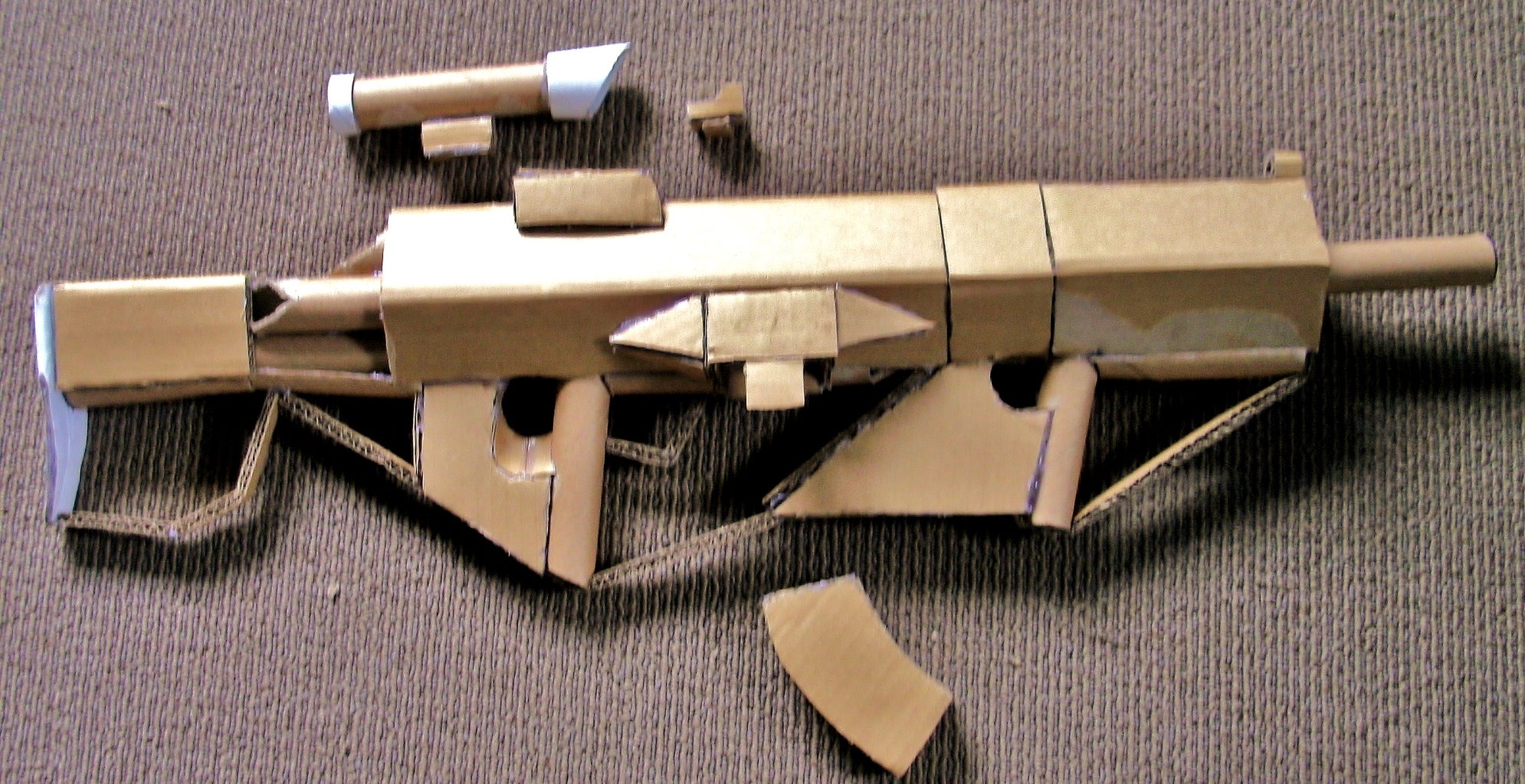 Marksman Assault Rifle 2.0 From Halo (cardboard Gun) - Instructables