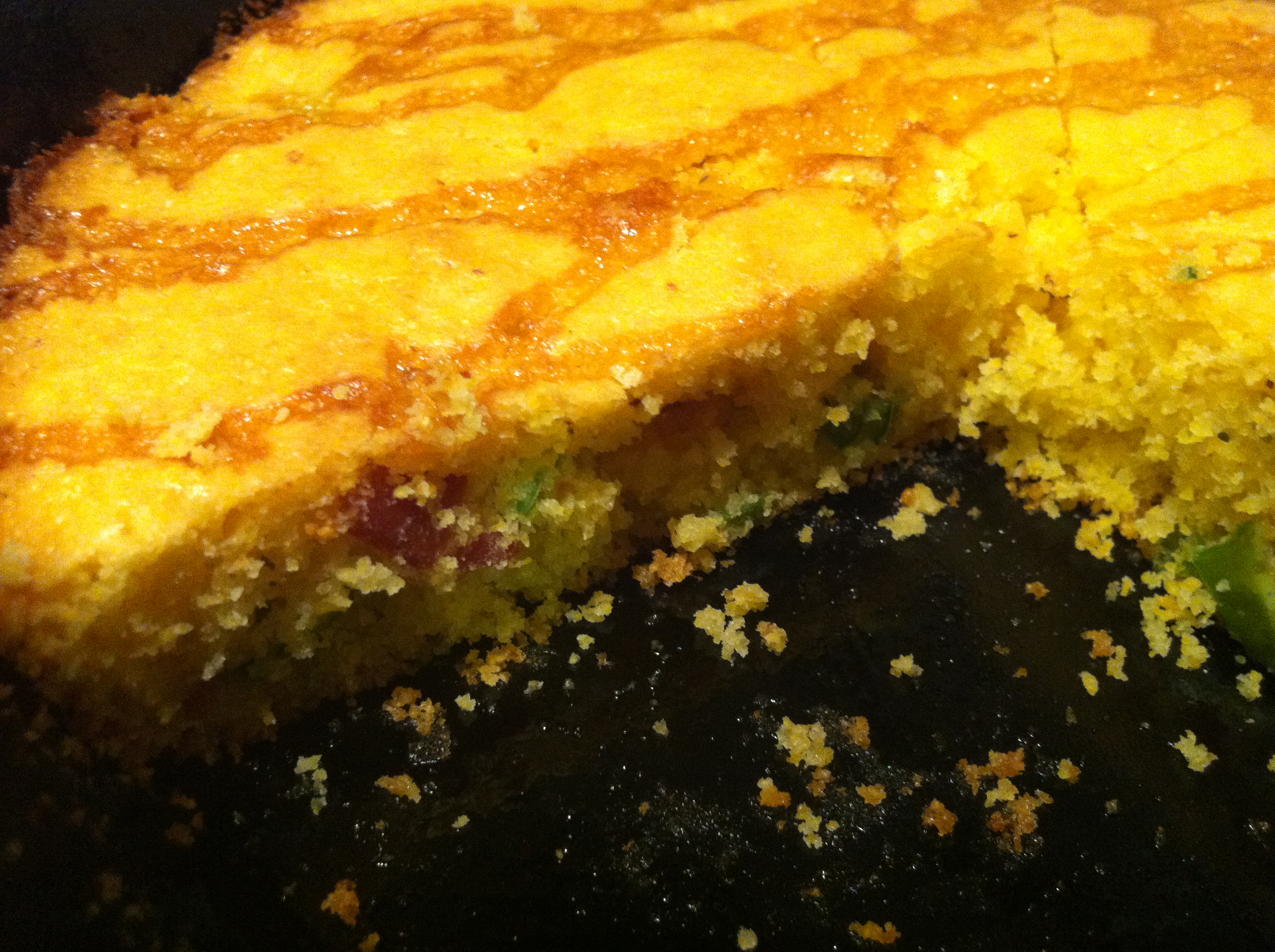 Serrano Bacon Cornbread
