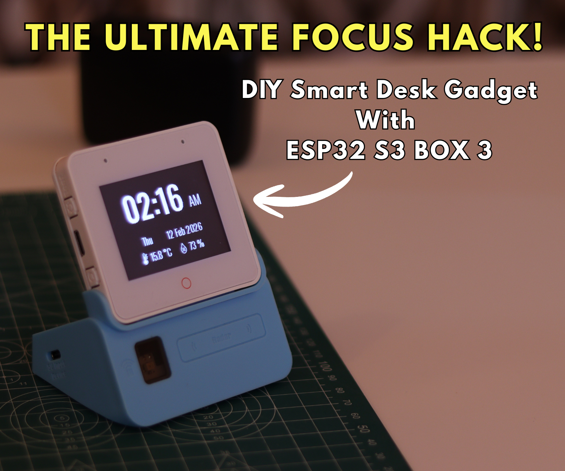 Desk32: the Ultimate DIY Smart Desk Hub for Deep Work