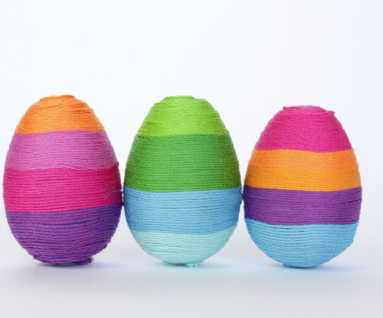 Embroidery Thread Easter Eggs