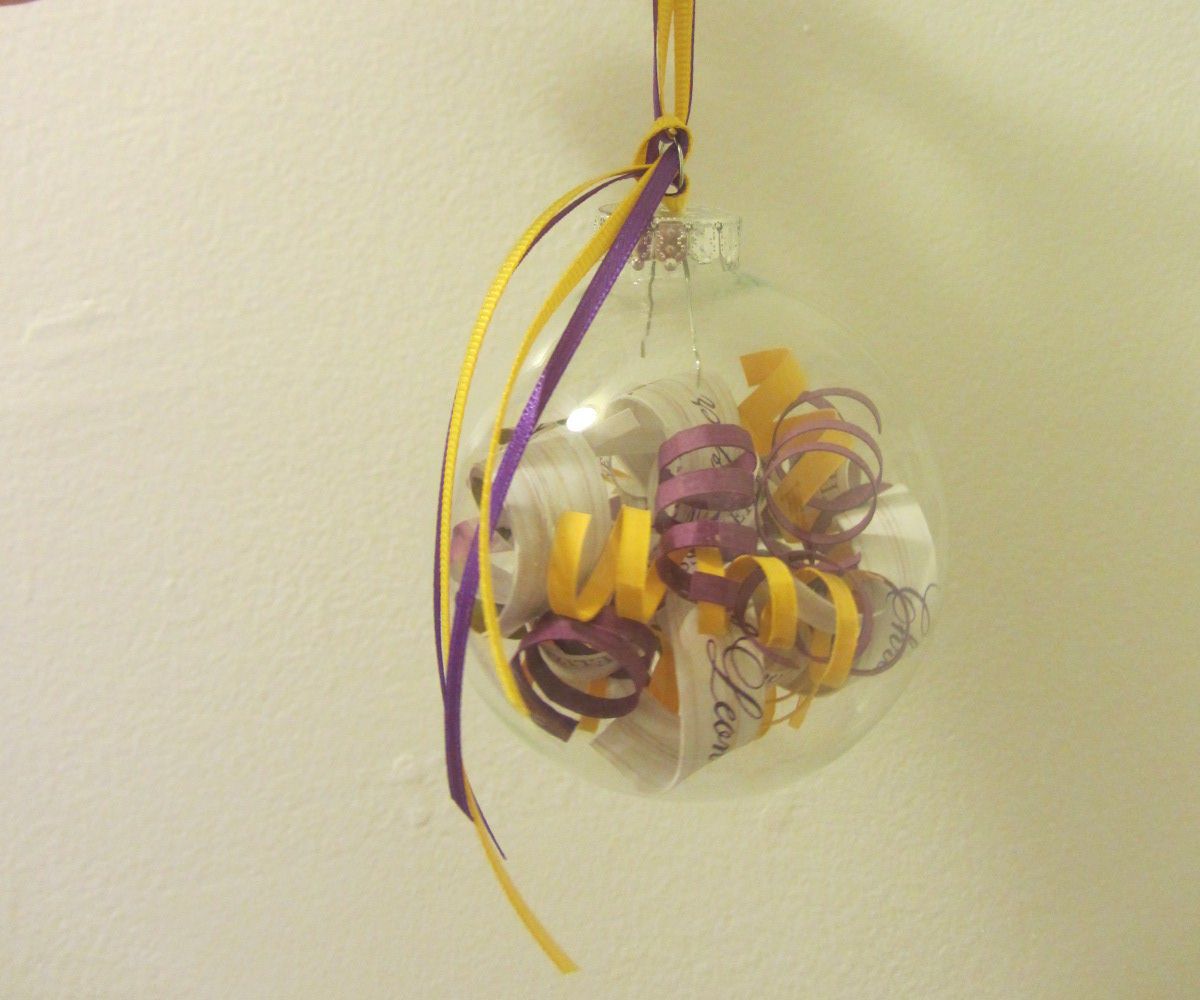 DIY Invitation Ornament