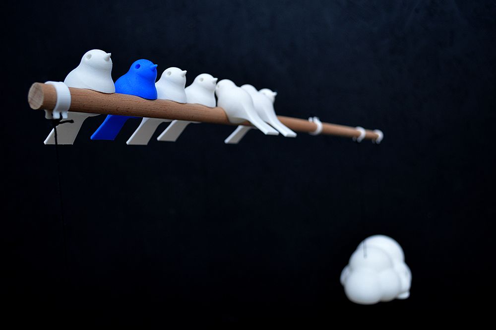 Make a "Birds Mobile" for Your Child