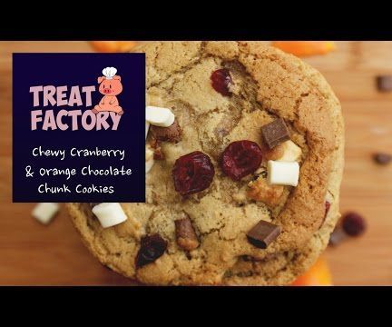 Chewy Cranberry & Orange Chocolate Chunk Cookies