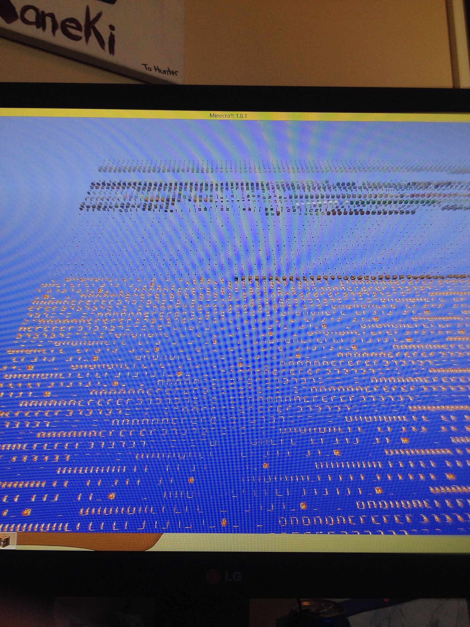 Debugged World in Minecraft?!