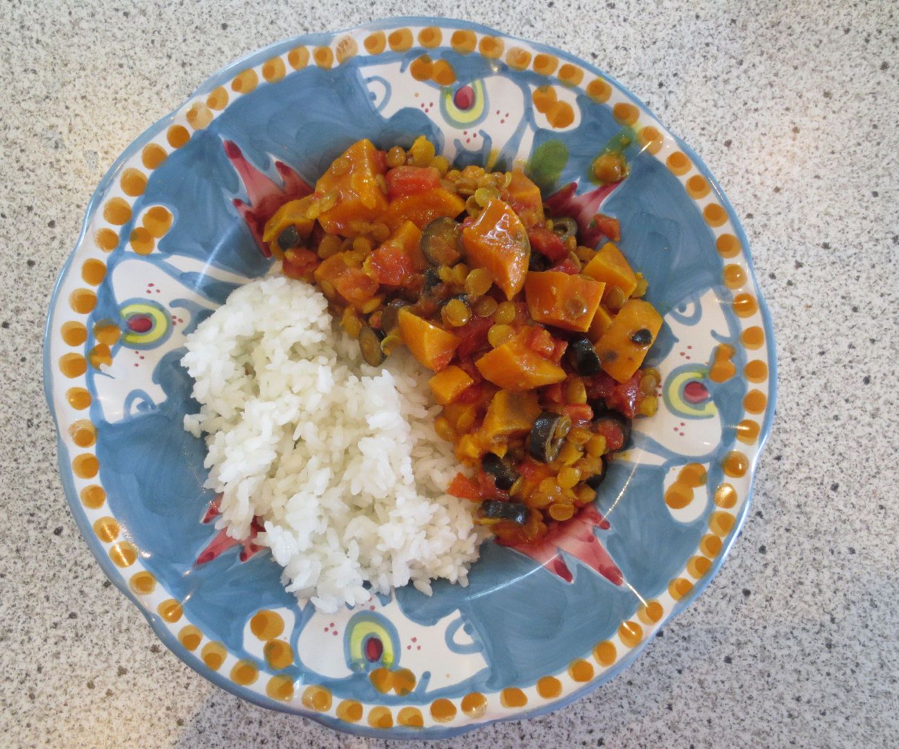 Vegan Dutch Oven Sweet Potato and Lentil Curry