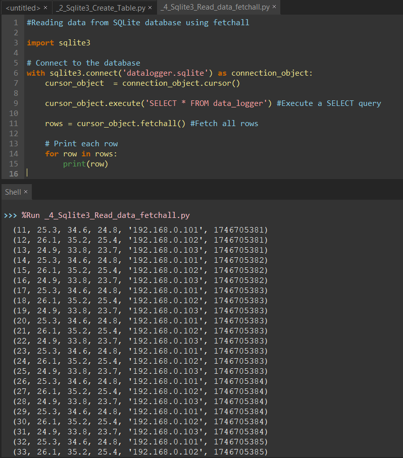 Step by Step Tutorial on Programming SQLite Database Using Python for ...