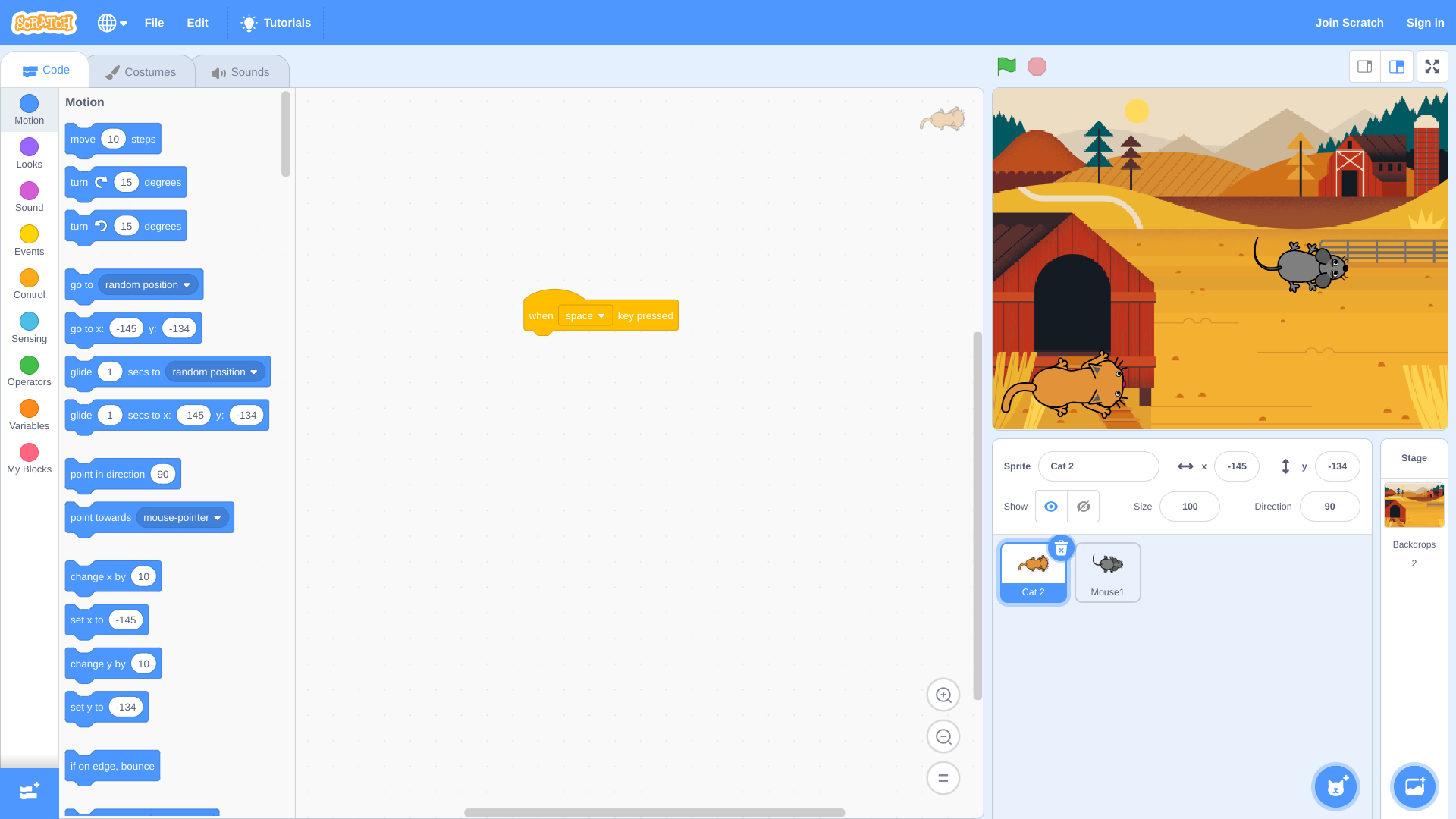 Simple Mouse For Scratch Programming How to Program a Simple Cat & Mouse Game With Scratch! (videos Included ...