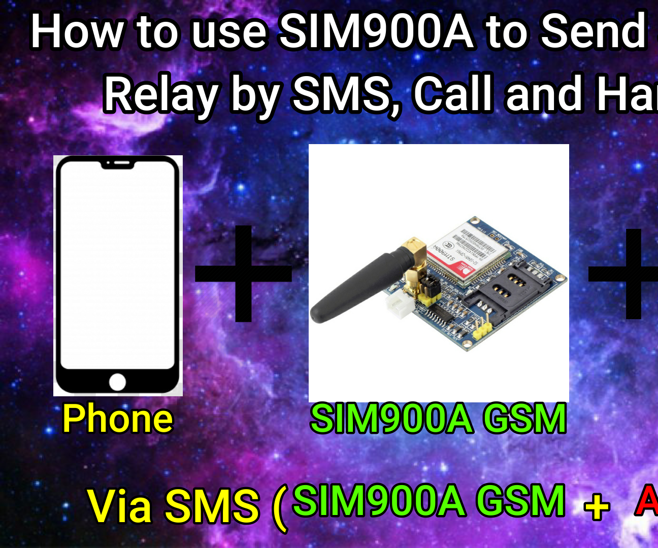 Tutorial: How to Use SIM900A to Send SMS, Control Relay by SMS, Make a Call and Hang Up