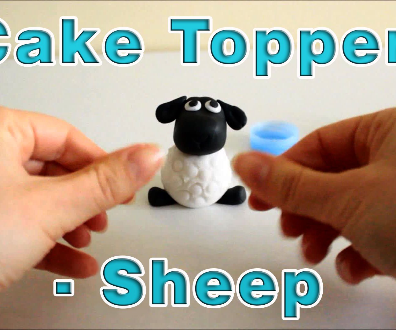 How to Make a Sugar Paste Icing Fondant Sheep Cake Topper