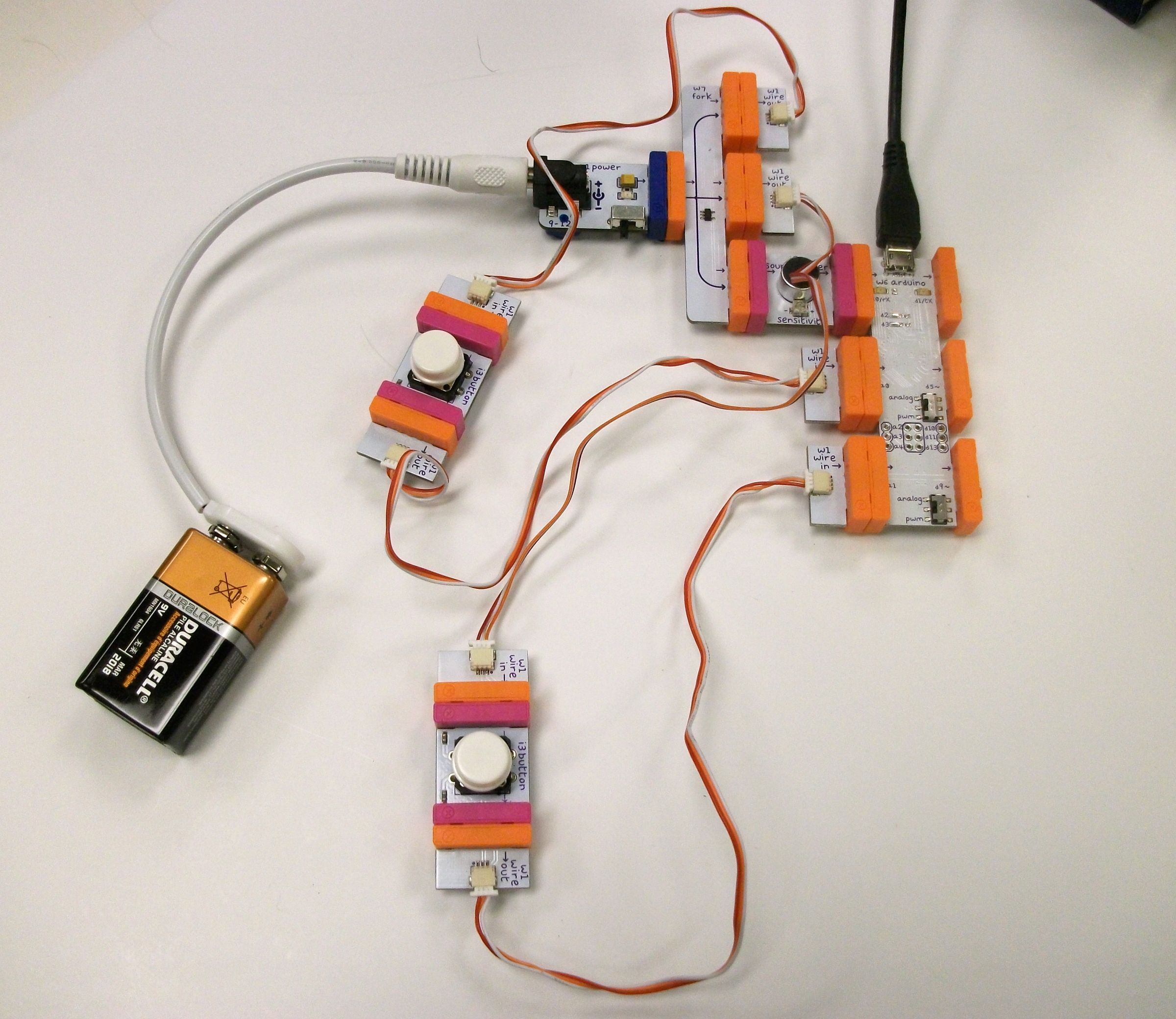 Papercraft Automata Race Game LittleBits Circuit : 7 Steps (with ...