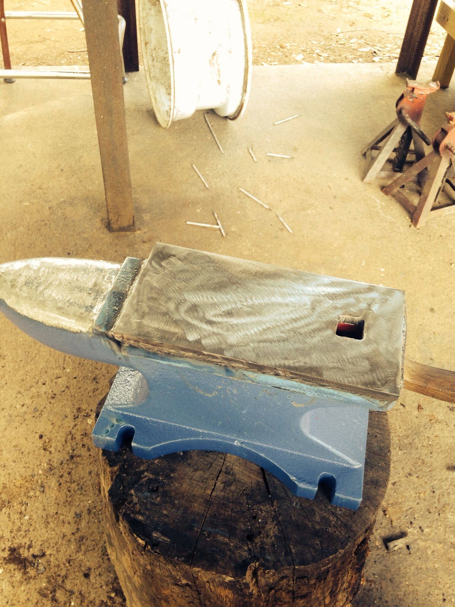 Fixing A Cheap Anvil