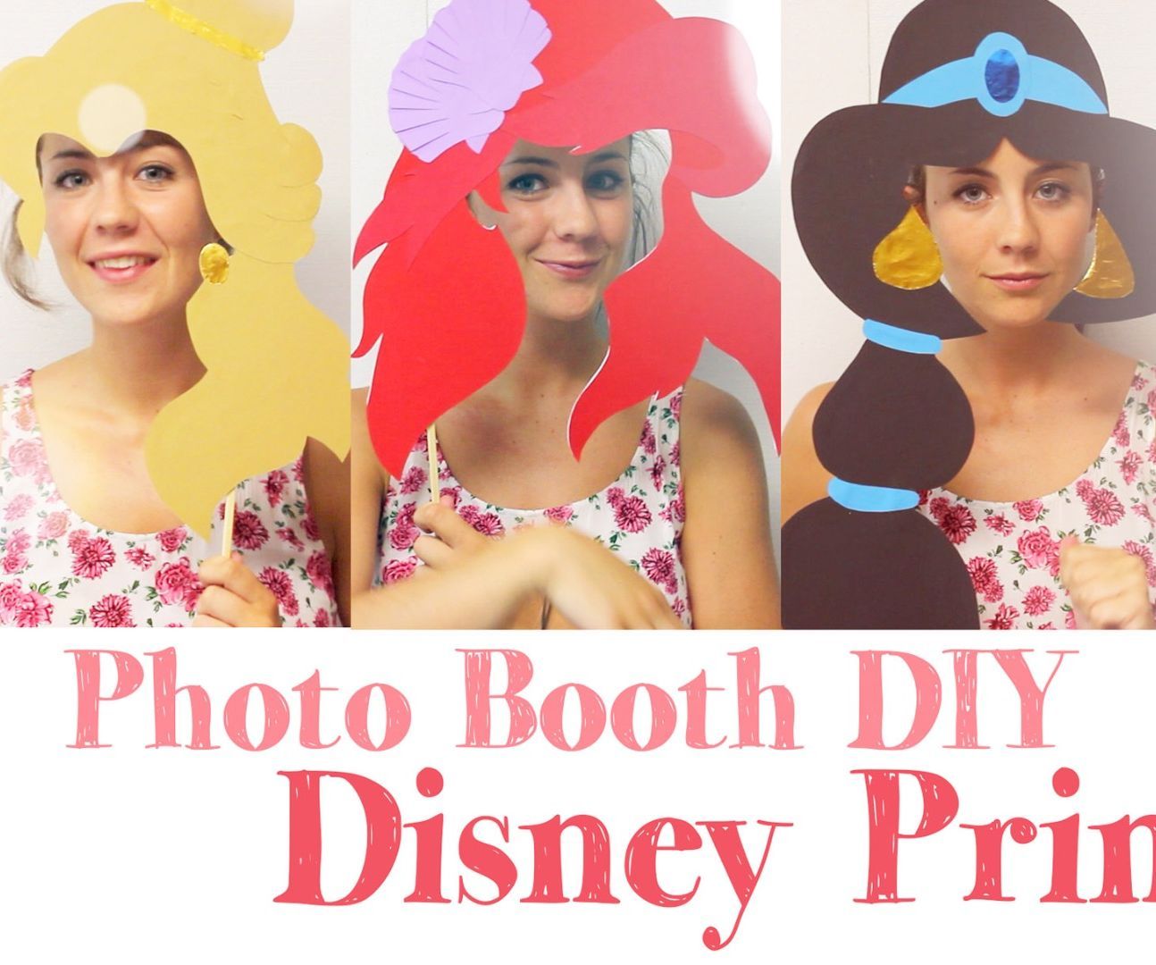 How to Make Disney Photo Booth DIY