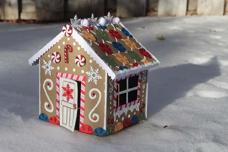 Paper Gingerbread House