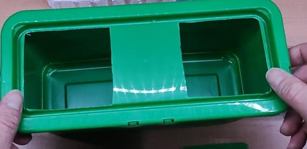 Prepare the Recipients and Styrofoam