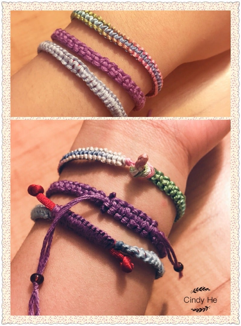 How to Make a Fancy String Bracelet in Details : 8 Steps (with Pictures ...