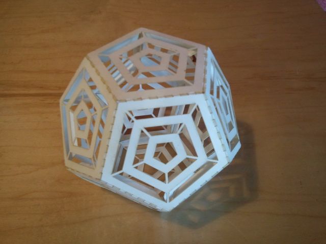 How to Make a Laser Cut Paper Decahedron Lamp