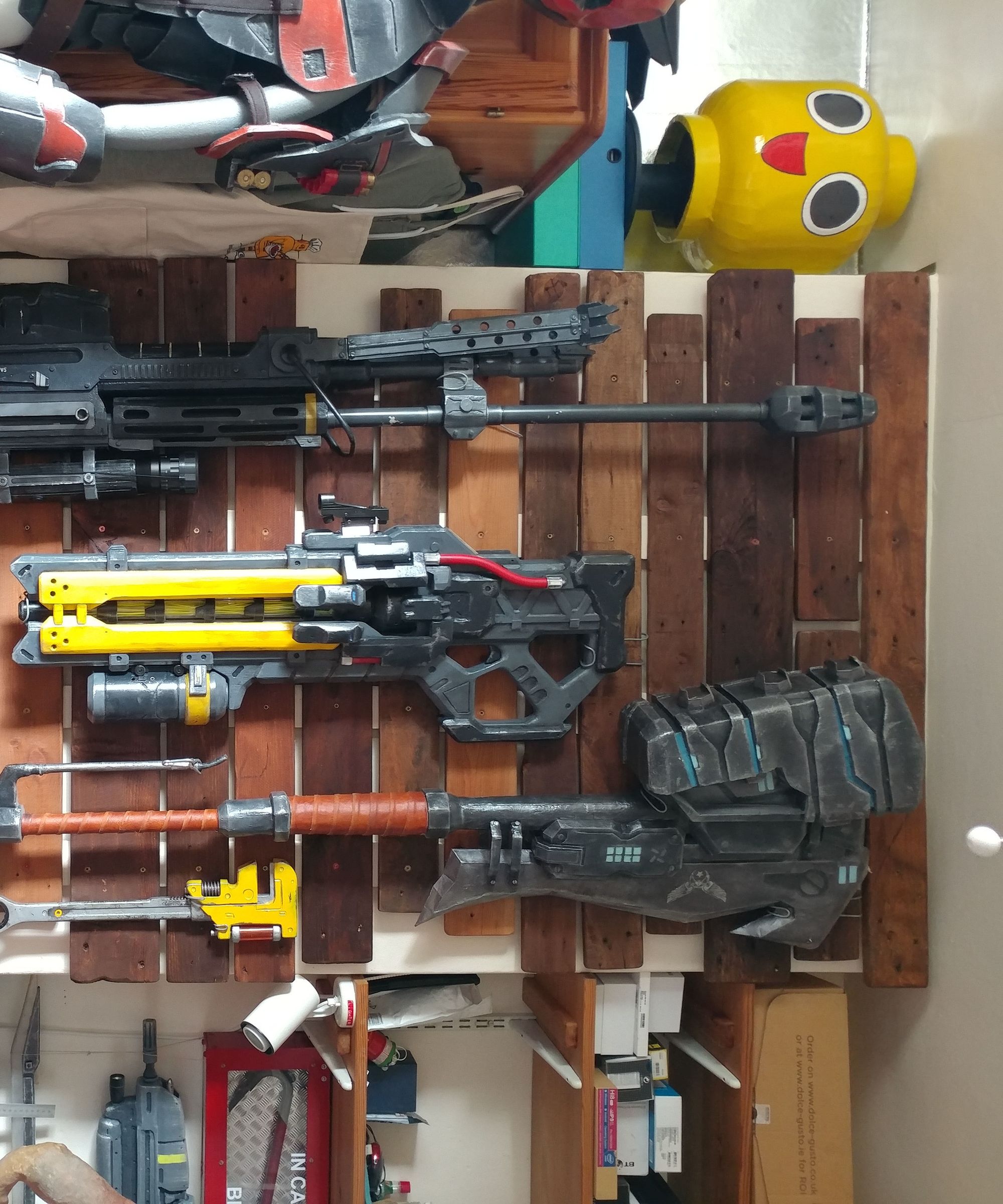 Easy Rustic Prop Rack