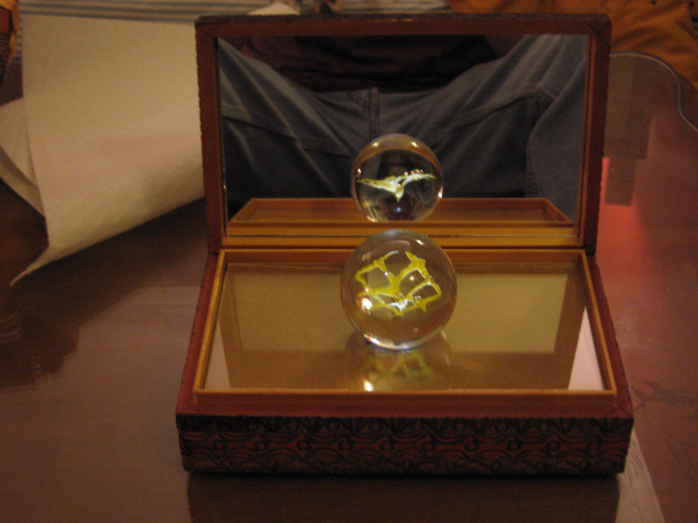 Display Light Box From a Wooden Box