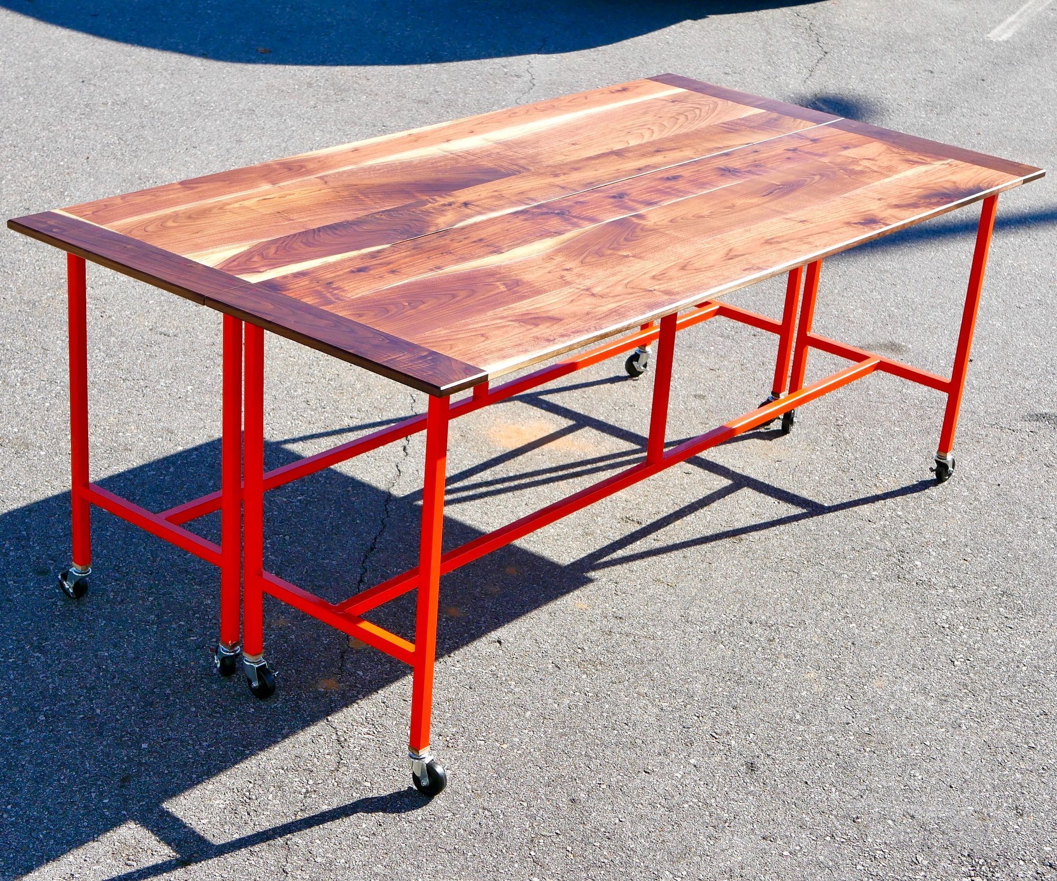 How to Build a Conference Table / Dining Table W/ Walnut & Steel