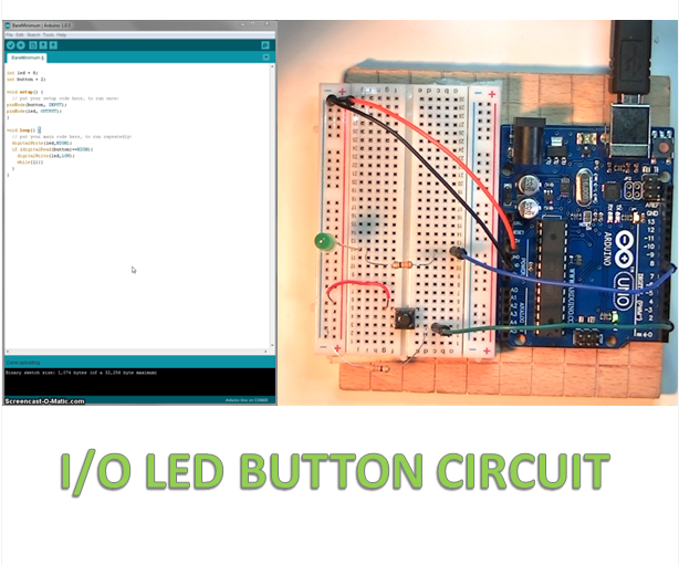 Button LED Input/Output Circuit 