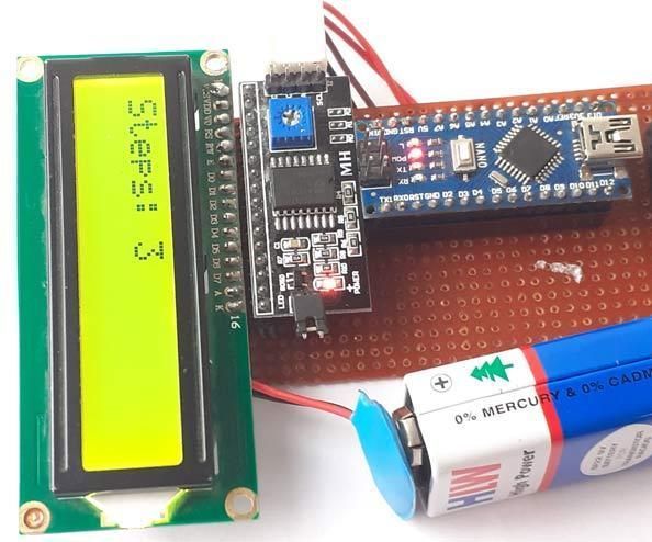 DIY Pedometer Using Arduino and Accelerometer