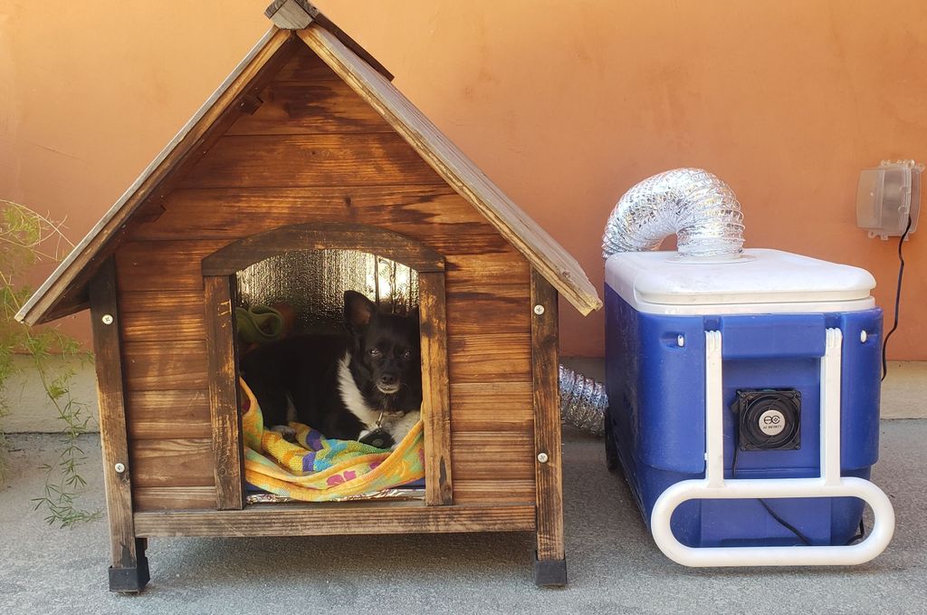 Hot Dog House UPDATED! - Keeping Your Fuzzy Friend Cool All Summer Long : 11 Steps (with Pictures) - Instructables