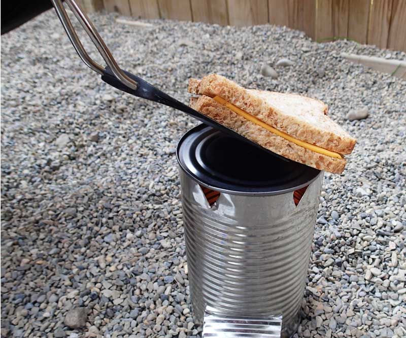 Estufa De Una Lata Para Camping