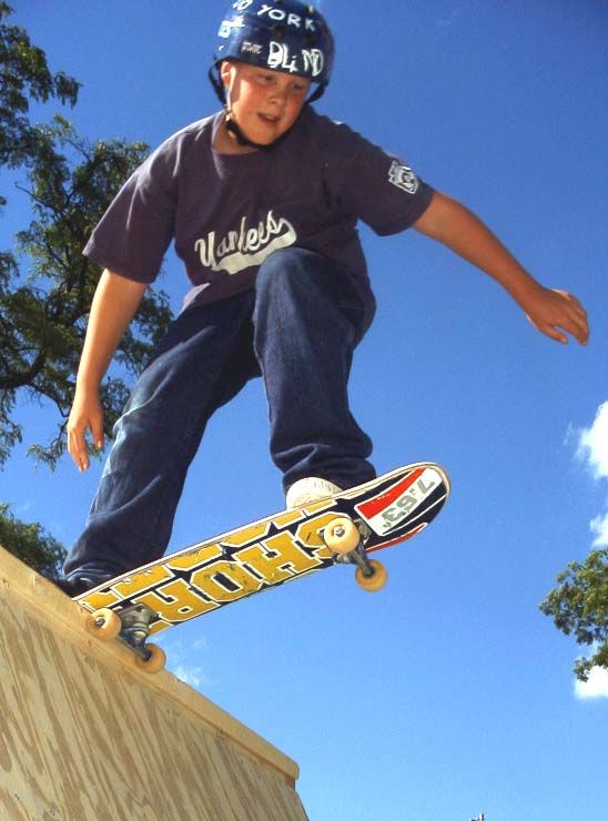 Skateboard Half Pipe