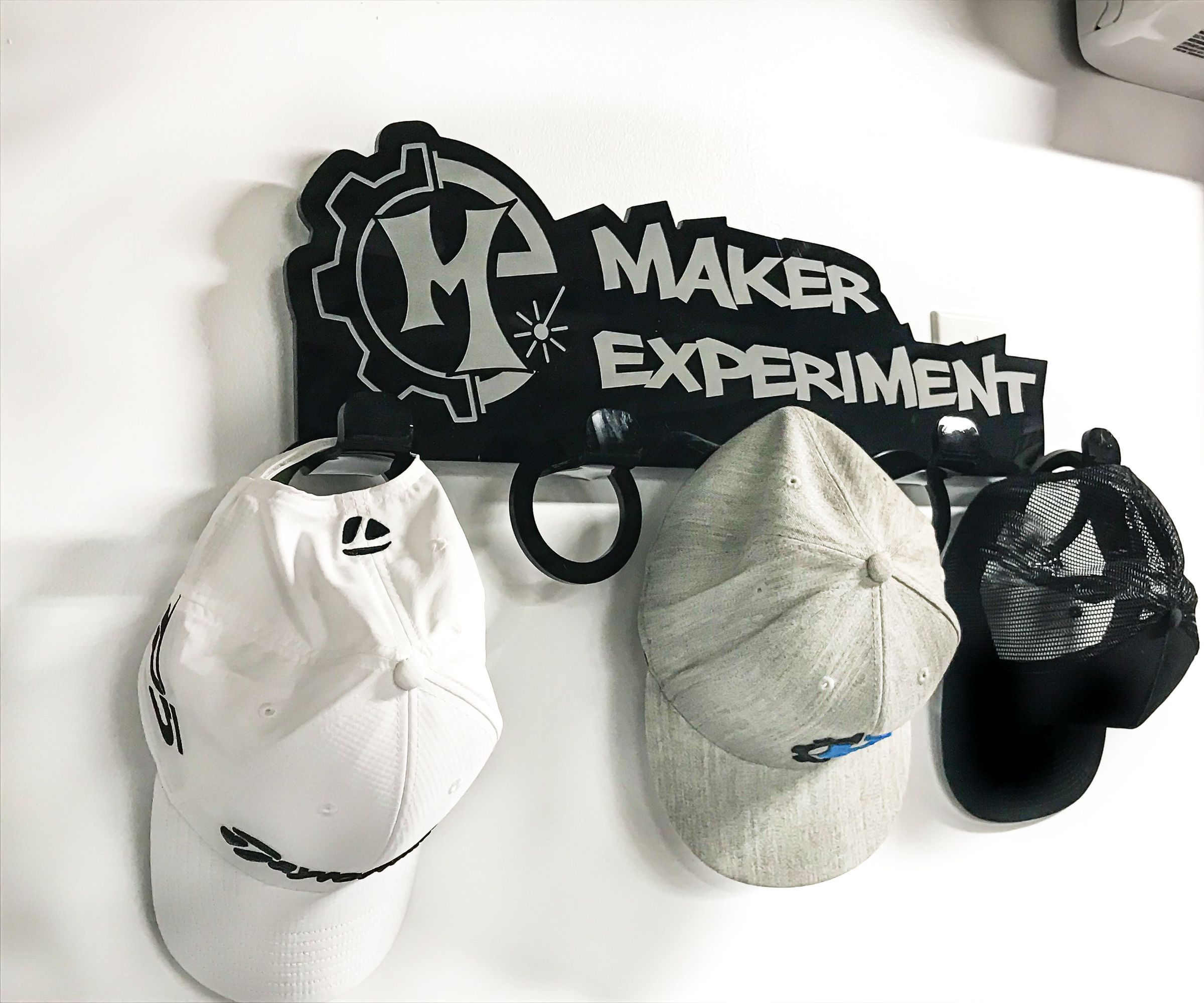 Acrylic Hat Rack by Heat Bending Acrylic
