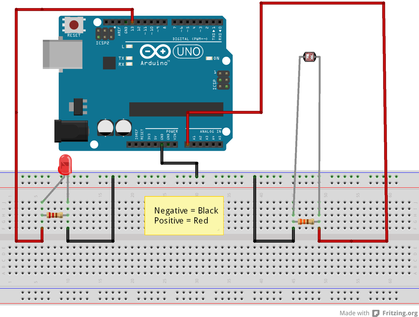 Arduino - Sensor Light With and Led