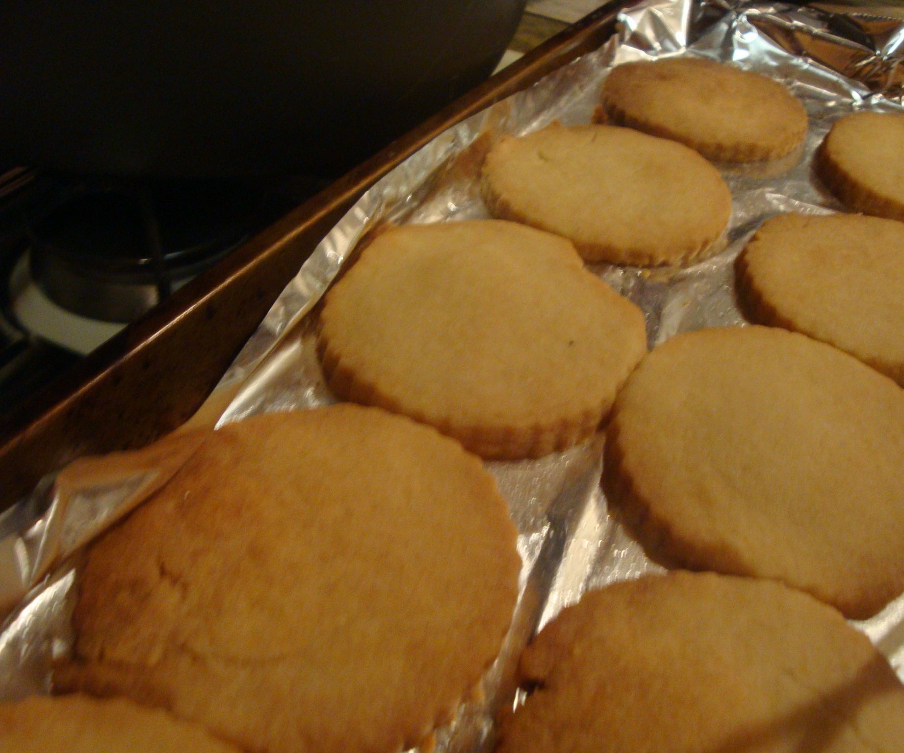 Almond Orange Shortbread Cookies