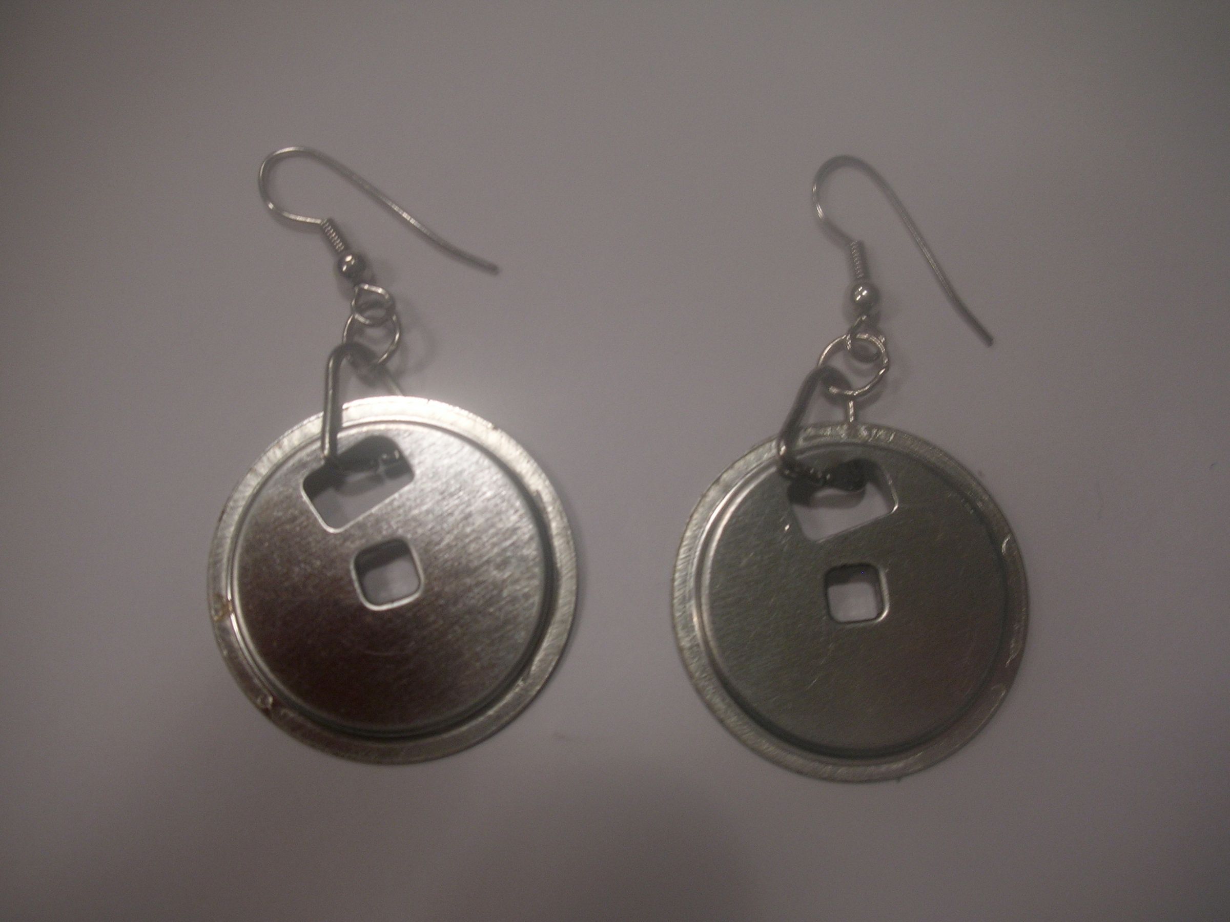 Earrings Made From Floppy Disk Parts!