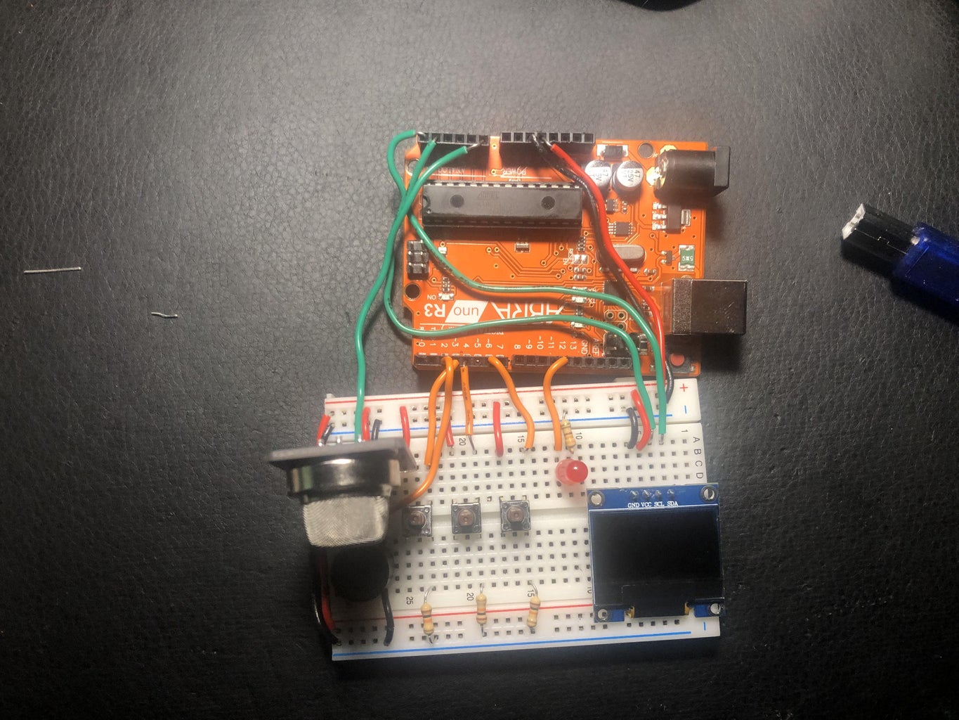Smoke and Carbon Monoxide Detector Using Arduino, the MQ2 Gas Sensor ...