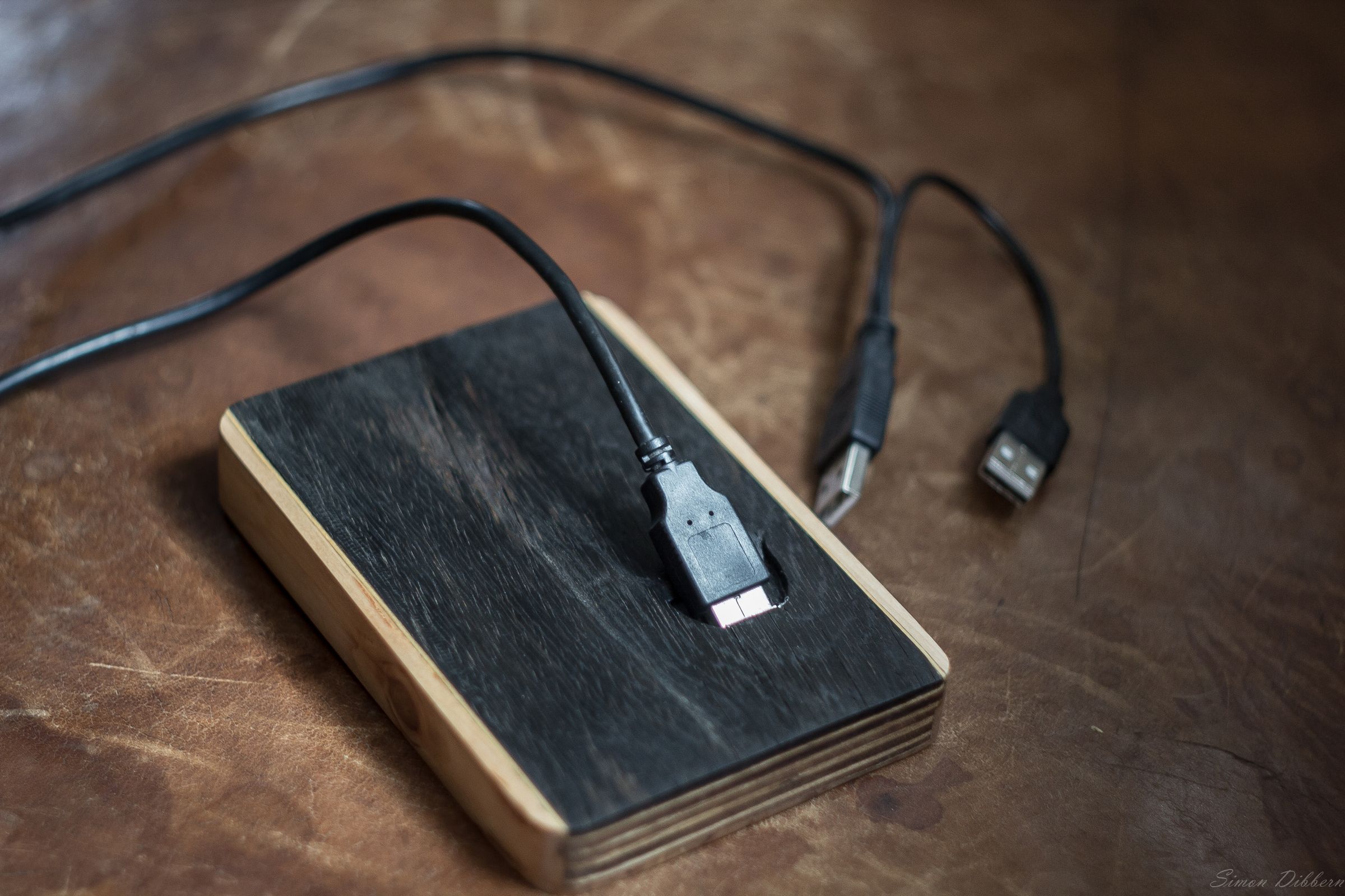 Wooden External HD