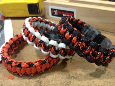 How to Easily Make a Paracord Cobra Bracelet.
