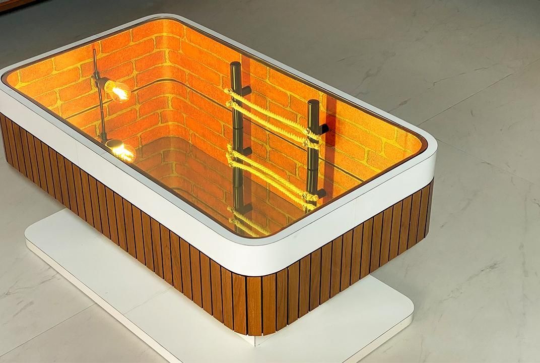 Building a Coffee Table With Endless Depth! (Infinity Illusion)