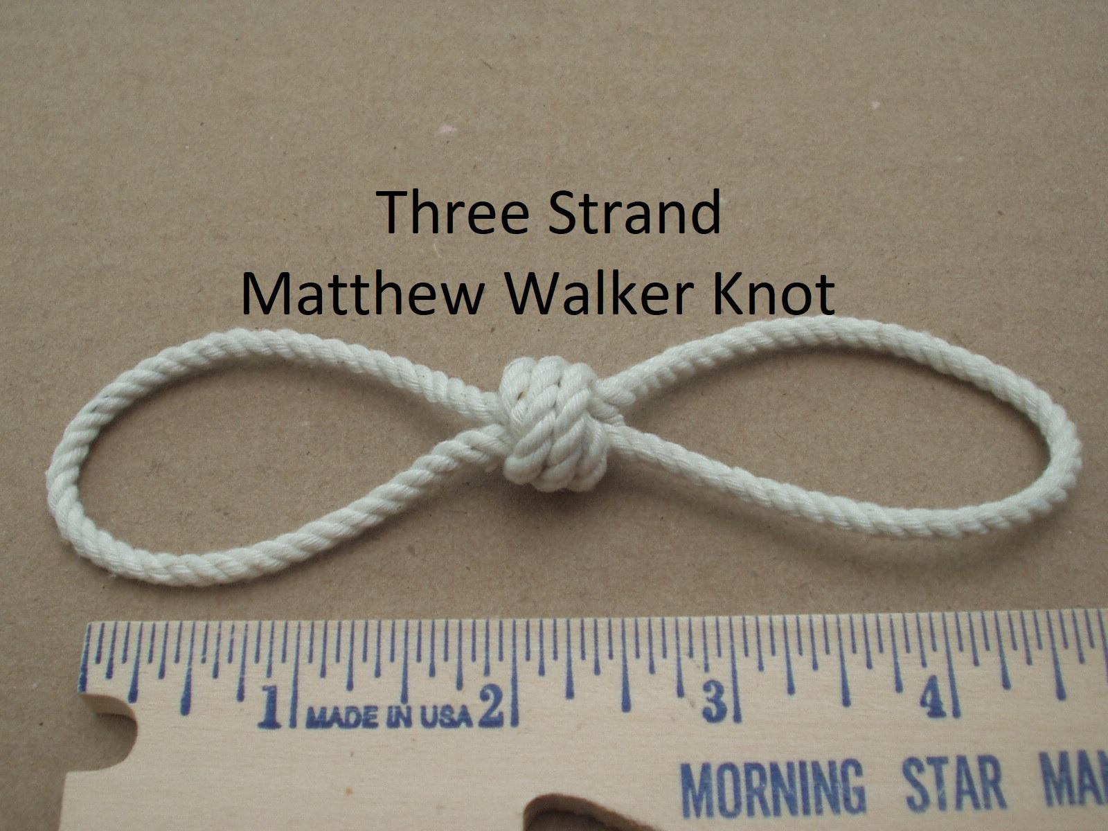 Matthew Walker Knot Lanyard 14 Steps Instructables
