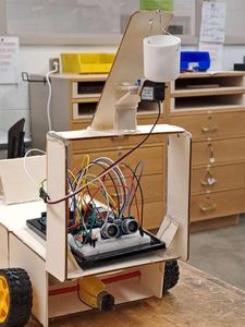 Attach Arduino Board to Chassis