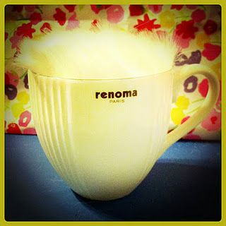 Tea Cup Faux Fur Pin Cushion!