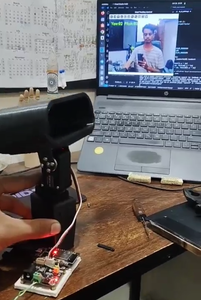How to Control the Serial Servo Motor Using the OpenCV and ESP32 Microcontroller