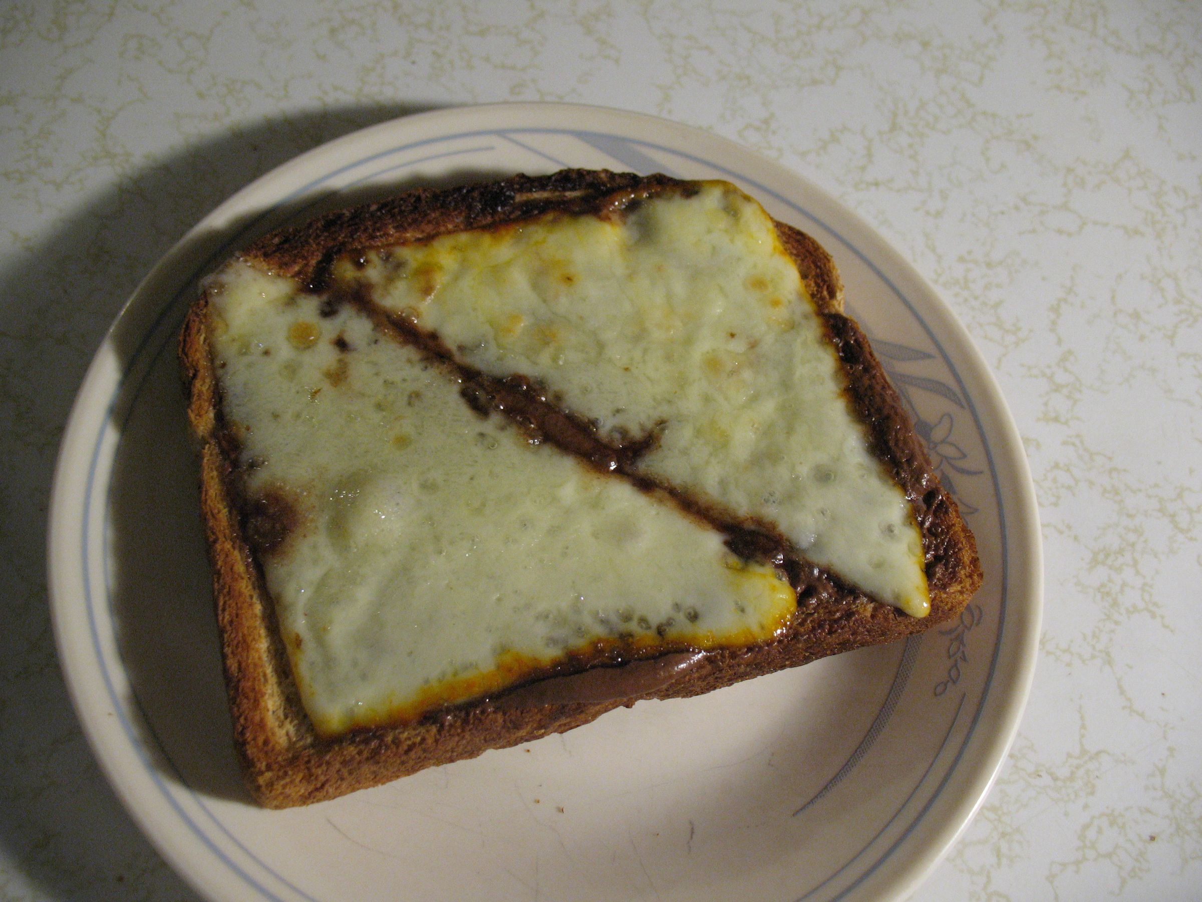 Nutella Cheesy Toast