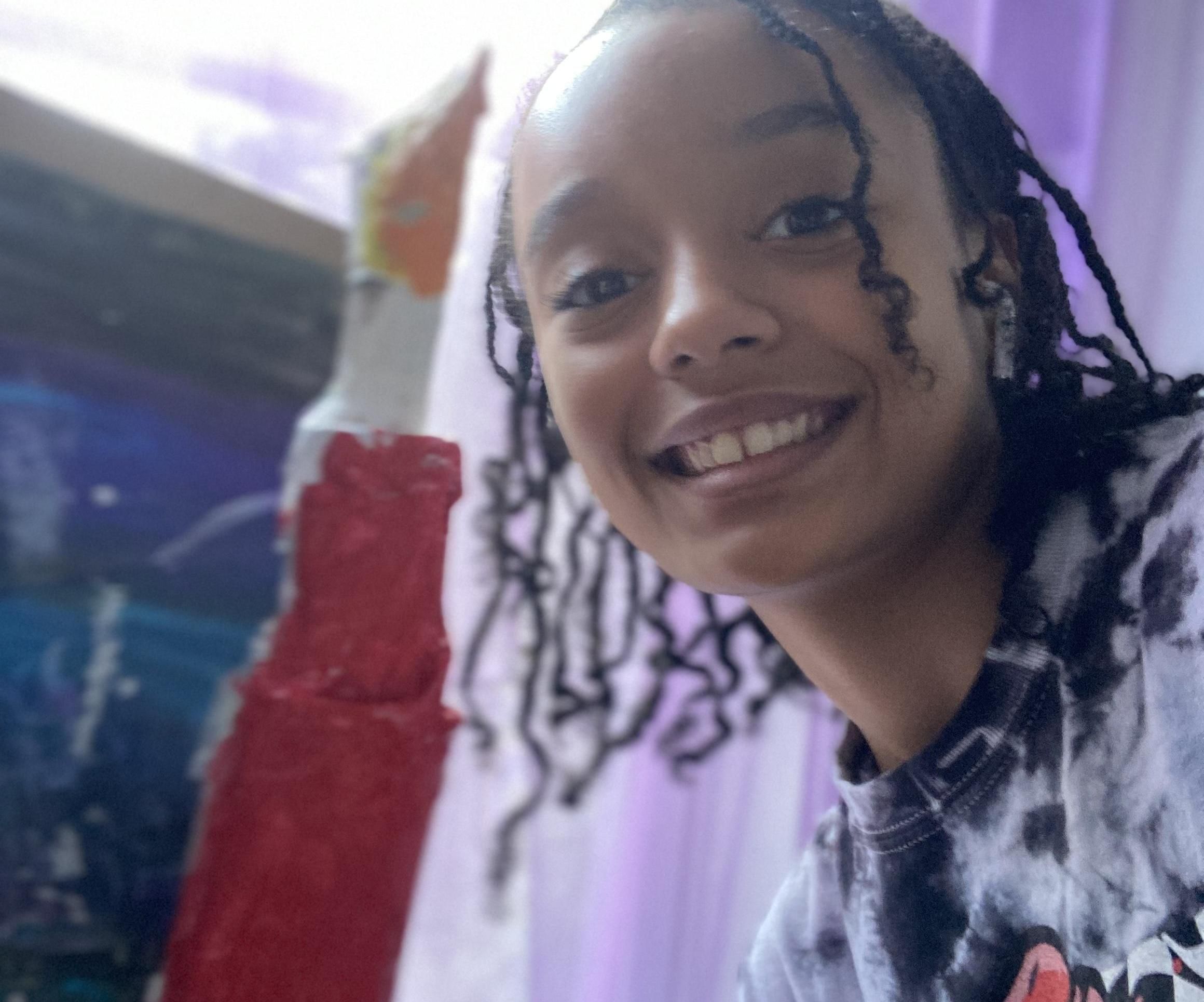 NASA ROCKET AND GALAXY BACKDROP