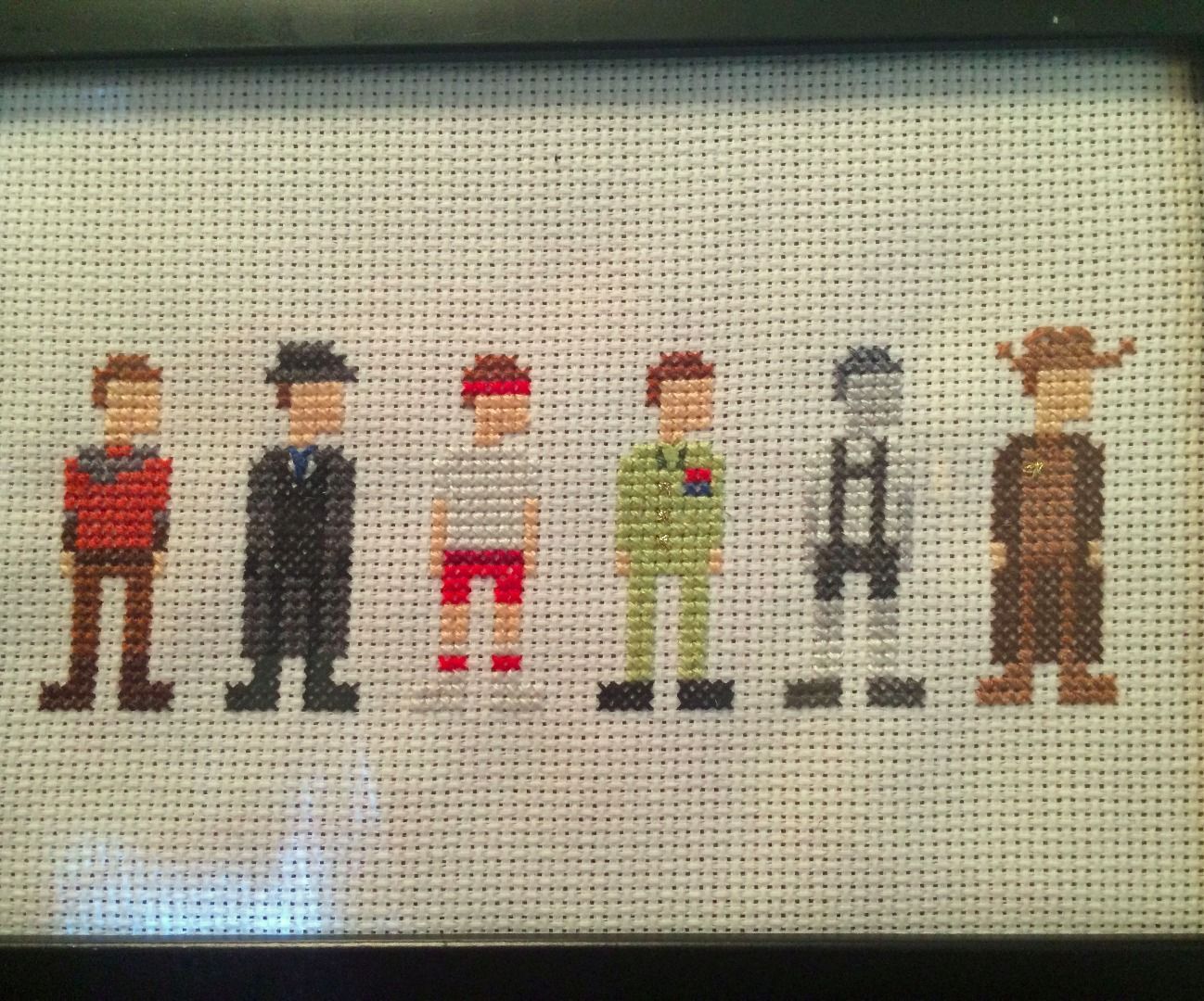 Supernatural Cross Stitch: Dean's Outfits
