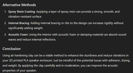 Fill Speaker Casing With Air Dry Clay