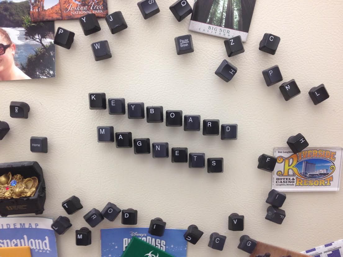 Keyboard Fridge Magnets