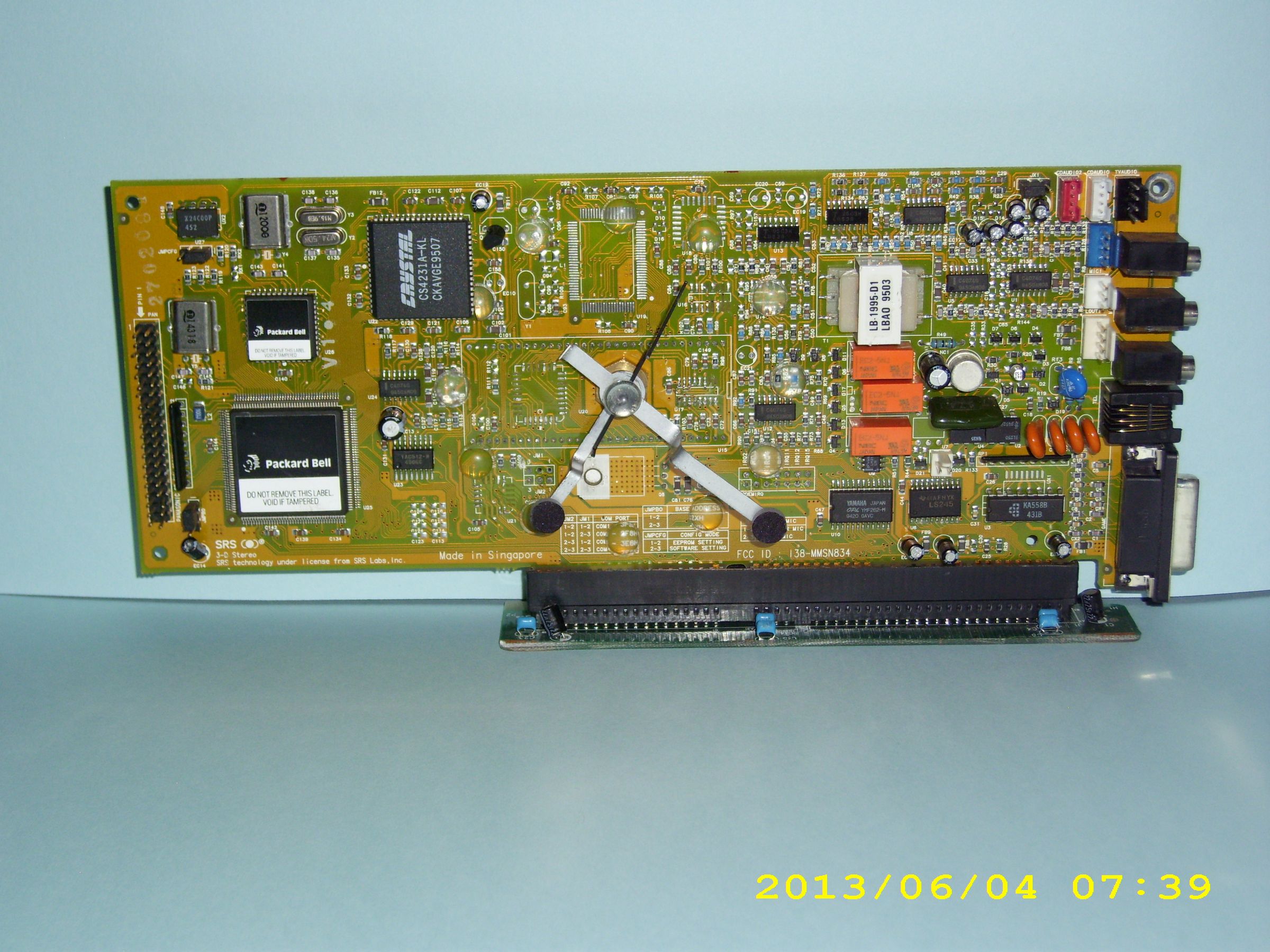 Circuit Board Desk Clock